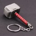 Marvel The Avengers Thor Hammer Metal Key Chain Keyring Men Women Key Holder Car Keychain