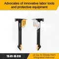 Multifunctional Hammer with Magnetic Rubber Shock Absorbing Hammer Tool Integrated American Sheep
