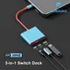 For Switch Dock 4K HDMI USB 3.0 Hub Adapter USB C Splitter TV Portable Docking Station for Nintendo