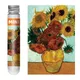 150PCS Mini Test Tube Jigsaw Puzzle Sunflower Decompression Toys Van Gogh Oil Painting Puzzle for