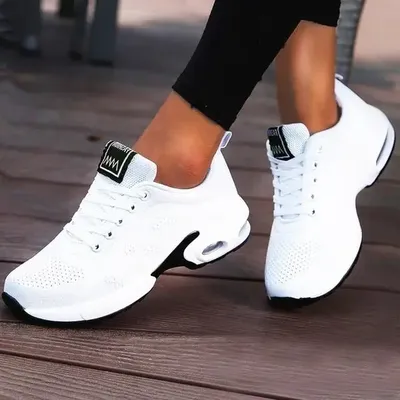 Large Size Summer Air Cushion Sport Shoes Women Sneakers White Sports Shoes Womens Running Shoes