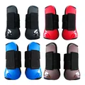 Horse Leg Boots Fetlock Boots Front Hind Leg Tendon Protect Equestrian PU Shell and High-Quality