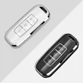 Soft TPU Car Key Case Cover Protect Shell Bag For Baojun 510 730 360 560 RS-5 530 630 for Wuling