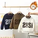 Children High Collar Sweater Winter Boys Long Sleeve T-shirt Small and Medium-sized Children Plush