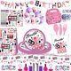 Spa Makeup Theme Party Supplies Disposable Tableware Plates Cups Straws Balloons for Birthday Girls