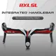 RXL SL Bike Carbon Road Handlebar 3K Glossy Bicycle Handle bar Ultra-light Integrated Handlebars and