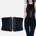 Fashion Wide Elastic Designer Belts For Women High Quality Female Dress Black Corset Belt Stretch