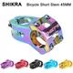 SHIKRA Mtb Stem 45mm Mountain Bike Handlebar Riser 31.8 Short Power Bicycle Bridge Handle Pipe