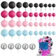 61Pcs Balls Cake Topper Balloons Cupcake Topper DIY Cake Insert Topper Foam Baking Decoration for