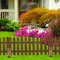 Garden Fence Bases Lawn Picket Fence Stand Striangle Feet Kit Support Yard Stand Holder Accessories