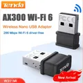 Tenda W311MI-AX300 WiFi 6 Wireless Nano USB Adapter 286 Mbps Wi-Fi 6 Driver Free Mini Portable for