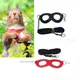 3Pcs/Set PU Leather Hamster Chest Strap Small Squirrel Leash Traction Rope Pet Sugar Glider Guinea
