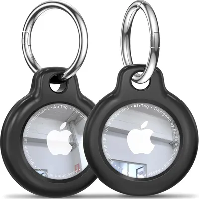 Case for Apple Air tag Holder with Keychain, Hard PC Anti-Drop Airtags Key Chain Hard PC AntiDrop Airtags Key Chain Air tag Case