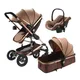 NEW Baby Stroller 3 In 1 Pram with Car Seat Travel System Baby Stroller with Car Seat Newborn Baby