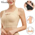 Womens Post-Surgery Front Closure Bra Posture Corrector Body Shaper Compression Push Up Shapewear