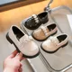 Girls Leather Shoes Kids Princess Shoes Kids New Fashion Pearl Soft Bottom Children Infant Girl