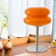 Italian designer glass egg tart table lamp LED night lamp bedroom bedside study reading home