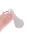 1pcs Metal Shopping Cart Tokens Trolley Token Key Ring Decorative Keychain Multipurpose Shopping