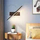 Modern Bathroom LED Wall Light Rotatable Mirror Lamp for Bedroom Living Room Indoor Line Wall Sconce