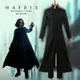 Costom Made Matrix Cosplay Costume Neo Black Men Women Long Trench Coat Jacket Uniform Halloween