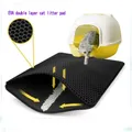 Cat Litter Mat Double Layer Pet Litter Box Waterproof Pet Mat Non-slip Sand Cat Pad Washable Bed Mat