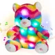 Rainbow LED Light Cat Doll Stuffed Animals Colorful Kitty Cute Birthday Gift 28cm High Quality Plush
