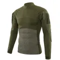 Military Style Uniform Combat Shirt Men Assault Tactical Camouflage US T Shirt Airsoft Paintball