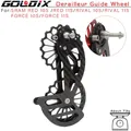 GOLDIX 17T Carbon Bicycle Jockey Pulley Ceramic Bearing Pulley Wheel Set 10S 11S Rear Derailleurs