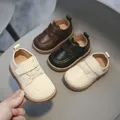 British Style Kids Leather Shoes for Baby Boys Spring Autumn Infant Casual Shoes Comfortable