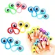 10/30/50pcs Finger Puppets Plastic Rings with Wiggle Eyes Kids Toys Baby Party Favors Practical