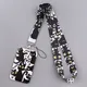 Black Cat Credential Holder Cute Lanyard for Key ID Card Gym Cell Phone Straps USB Badge Holder DIY