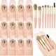 8PCS/Set Mini Face Makeup Brushes With Bag Eyeshadow Foundation Blending Soft Brush For Party Gift