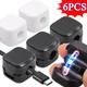 6/3/1Pcs Magnetic Cable Organizers Joyroom Cable Clips Smooth Adjustable Cord Holders Under Desk