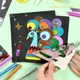 DIY Cartoon Magic Transfer Painting Crafts for Kids Arts and Crafts Toys Children Creative