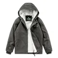 Quality Male Loose Bomber Jacket Outwear Fleece Thicker Warm Parkas Down Jackets Men Hooded Winter