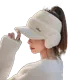 New Golf Cap Women Golf Wear 2024 Winter Golf Hat Women Golf Knit Ear Protection Duck Tongue Cap