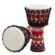 8 Inch Portable African Drum Djembe Hand Drum with Colorful Art Patterns Percussion Musical