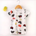 Newborn Baby Clothes Jumpsuit Cartoon Mickey Girl Boy Short Sleeve One-piece Clothes Toddler Costume