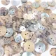 50PCS 20/18/15/12/10mm Natural Shell Sewing Buttons Color Japan Mother of Pearl MOP Round Shell 2