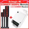 SOMMER 868MHz Garage Door Remote Control and SOMMER Receiver For 4020 TX03-868-4 4026 4011 4025 4031