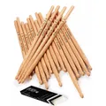 Professional Wooden Drum Sticks For Beginners Children Practice 5A 7A Oak Wood Drumsticks Percussion