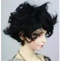 BJD doll wig suitable for 1/3 1/4 Blythes 1/6 New ap style faux mohair with short angel curls for a