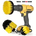 3pcs Drill Brush Attachment Set Power Scrubber Brush With Drill Scrub Brush For Cleaning Showers