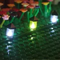1 pz Building Blocks illuminazione 0.8mm Pin lampione prato lampada 1x4 1x1 mattoni compatibile porta USB LED fai da te architettura della città giocattoli