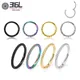 10pcs 316L Medical surgical Stainless Steel Various Specifications Twist 16G Nose Ring Earrings
