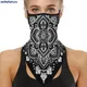 Ice Silk Ear Loops Neck Gaiter Face Scarf Cover Motorcycle Cycling Face Mask Men Skull Cap Sun