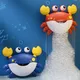 Bubble Crab Bath Toys Automatic Bubble Maker Baby Bath Toys for Toddlers Bubble Bathtub Toys with