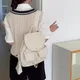 2023 Trendy Canvas Women Backpack Multi Pocket Leisure Travel Ladies Small Bag Fashion Korean Style