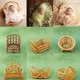 Newborn Photography Props Baby Chair Bed Retro Basket Baby Photography Props Container Infant Pose