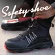 Steel Toe Cap Safety Boots Men For Work Indestructible Black Safety Shoes Non Slip Cap Anti-Smash